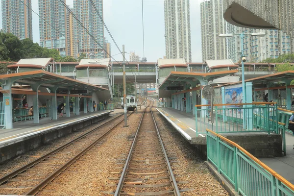 Nuovi territori ad ovest, nel distretto di Tuen Mun — Foto Stock