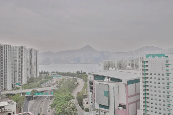 Vista in alto sulla zona residenziale dell'edificio — Foto Stock