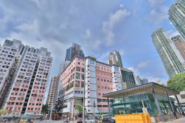 Kennedy Town 'da Hong Kong' da bir daire.
