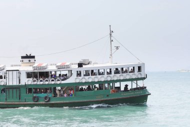 bir Hong Kong Star Ferry Pier feribot için