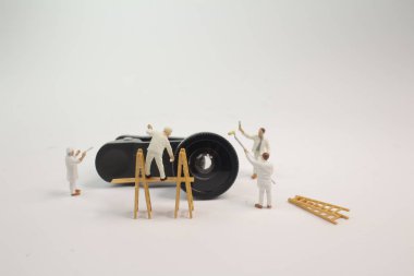 bir mini Yani mini lens temizleme