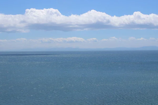 Vista da janela do trem de Sapporo para Hakodate — Fotografia de Stock