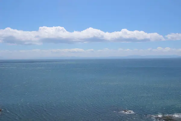 Vista de la ventana del tren de Sapporo a Hakodate — Foto de Stock