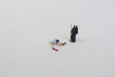 Ölüm ayakta mini Demon rakam 