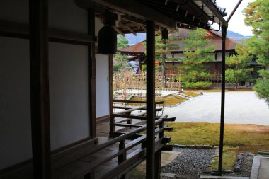 Daikaku-ji, kyoto Japonya sonbahar sezon