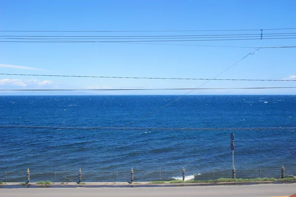 Pohled Okna Vlaku Sapporo Hakodate — Stock fotografie