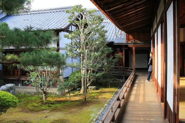 京都秋のシーズン大覚寺 — ストック写真