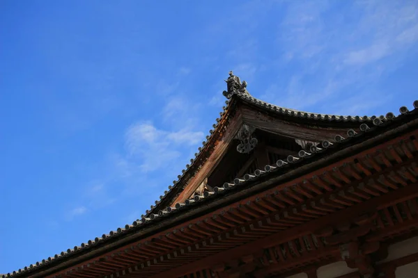 Arquitetura Madeira Templo Kyoto — Fotografia de Stock