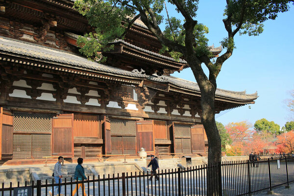 Деревянная архитектура Храм Тодзи Киото

