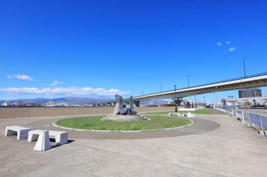 Anıt yakınındaki feribot Memorial Gemi Müzesi Mashu maru Hakodate, Hokkaido, Japonya