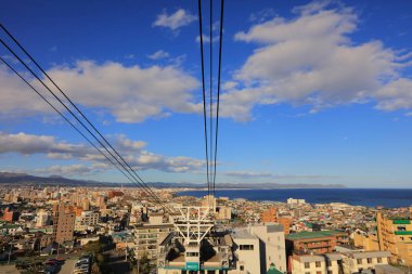 Teleferik Mt. Hakodate teleferik cityscape bakış