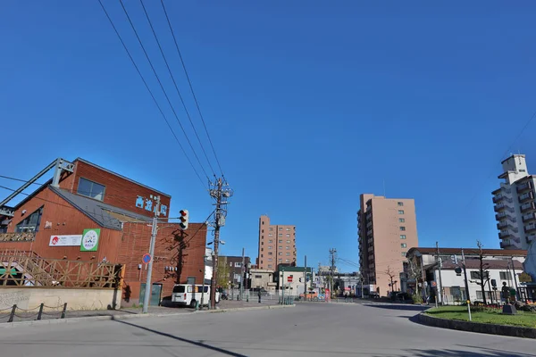 Calle de la ciudad en Motomachi en Hakodate, Japón — Foto de Stock