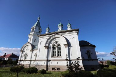 Hakodate, Japonya'da MOTOMACHI Katolik Ortodoks kilisesinde görünümünü