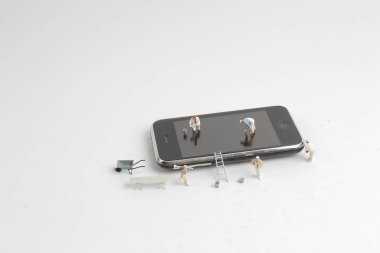 Min rakam akıllı telefon cam temizlik 