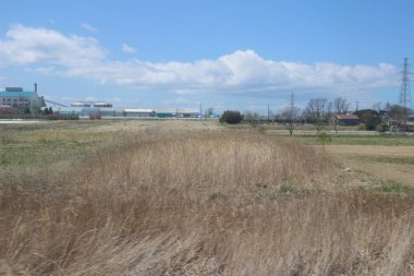 Tren penceresinden Sapporo Hakodate görünümünü