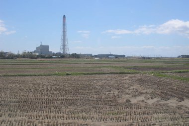 Tren penceresinden Sapporo Hakodate görünümünü