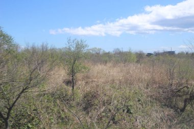 Tren penceresinden Sapporo Hakodate görünümünü