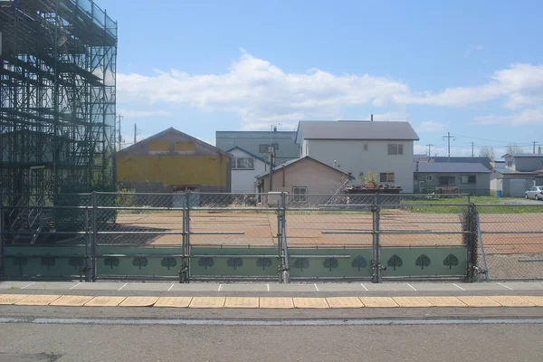 Vue de la fenêtre du train de Sapporo à Hakodate — Photo