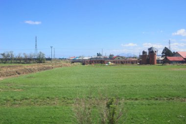 Tren penceresinden Sapporo Hakodate görünümünü