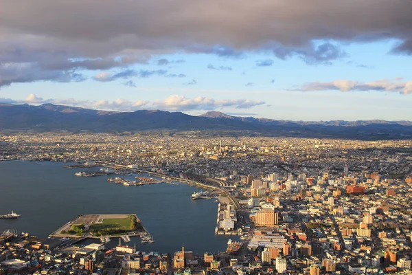 Vista Panoramica Super Cittadina Hakodate Hokkaido Giappone — Foto Stock