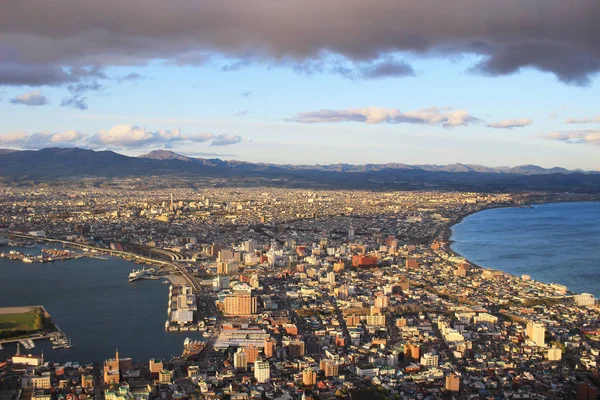 Vyn Super Stadsbilden Från Hakodate Hokkaido Japan — Stockfoto