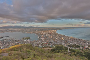 Hakodate, Japonya hakodate dağdan izlendi.