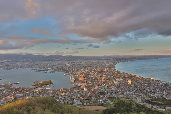 Vue du paysage urbain de Hakodate, Hokkaido, Japon — Photo