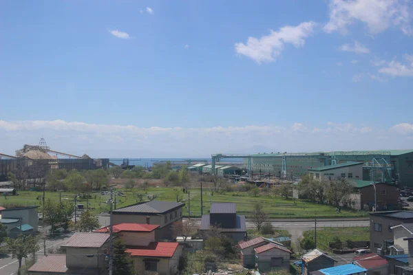 Vista de la ventana del tren de Sapporo a Hakodate — Foto de Stock