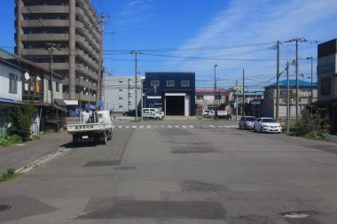Tren penceresinden Sapporo Hakodate görünümünü