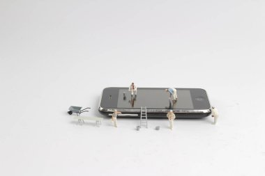 Min rakam akıllı telefon cam temizlik 