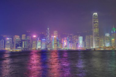 Hong Kong cityscape 2018, geceleri