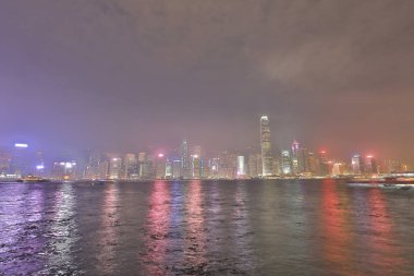 Hong Kong cityscape 2018, geceleri