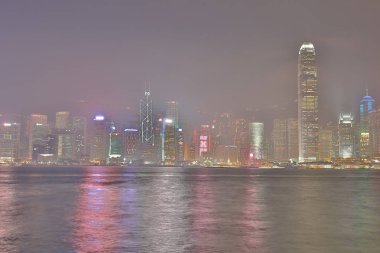 Hong Kong cityscape 2018, geceleri