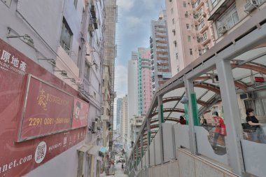 Merkezi sokakta bir Konut binaları