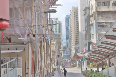 hk 'nin orta seviyesindeki bir konut binası