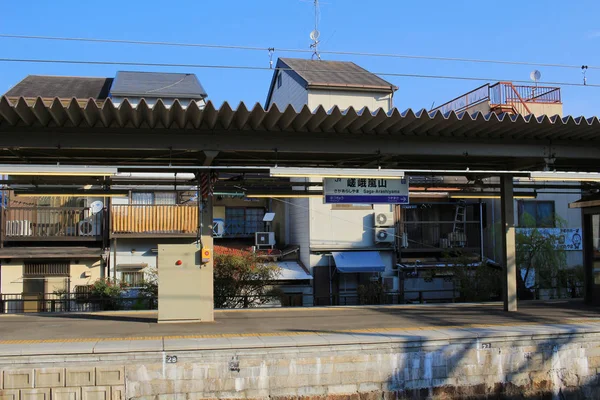 Σιδηροδρομικός Σταθμός Στο Κιότο Ιαπωνία — Φωτογραφία Αρχείου