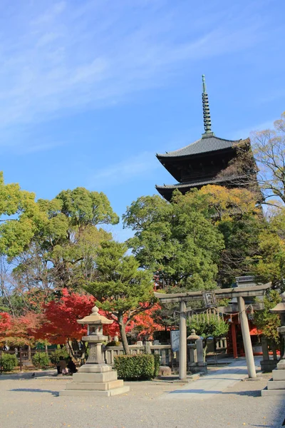 Houten Architectuur Van Tempel Kyoto — Stockfoto