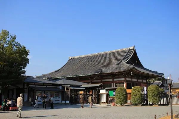 Arquitectura Madera Temple Kyoto —  Fotos de Stock