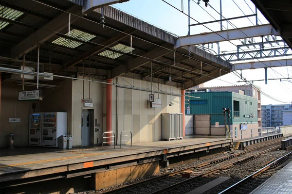 京都站近铁京都线 — 图库照片