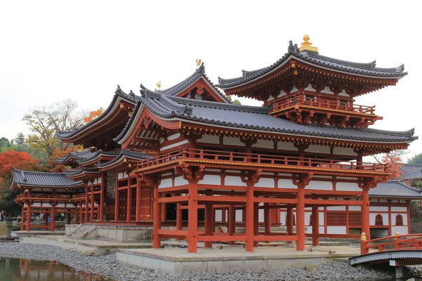 Temporada Otoño Byodo Temple —  Fotos de Stock