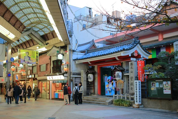 Uma Vista Rua Shijo Dori Kawaramachi — Fotografia de Stock