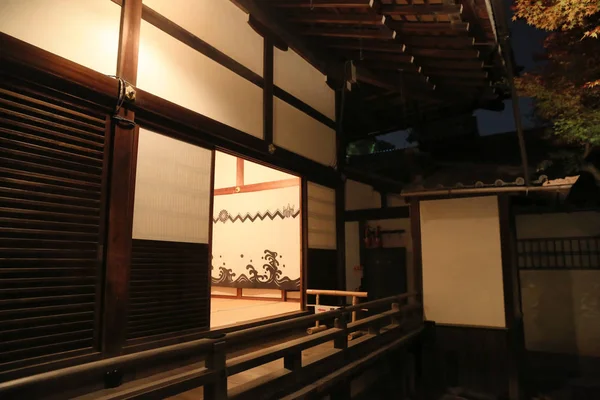 Фонари Храме Нисики Тенманг Киото — стоковое фото