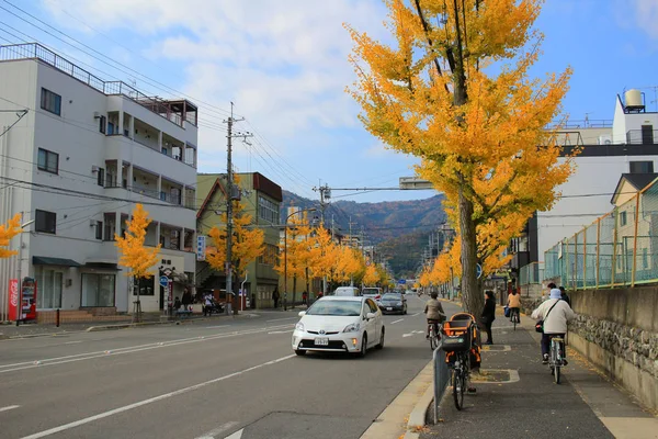 Vista de rua do distrito de SAGATENRYUJI — Fotografia de Stock