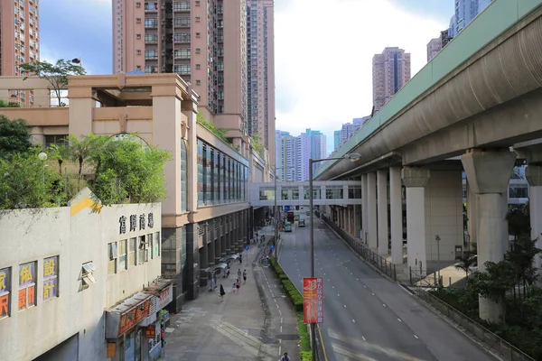 Vista de ma na shan, Hong Kong — Fotografia de Stock