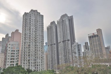 Orta düzey hong Kong yerleşim alanı