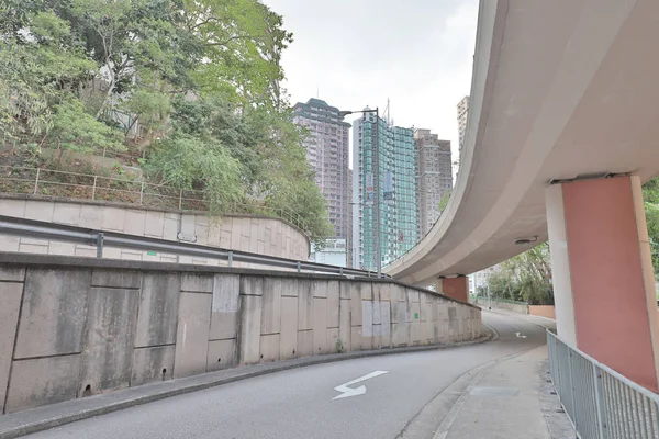 Die doppelstöckige Brücke am Hongkong — Stockfoto