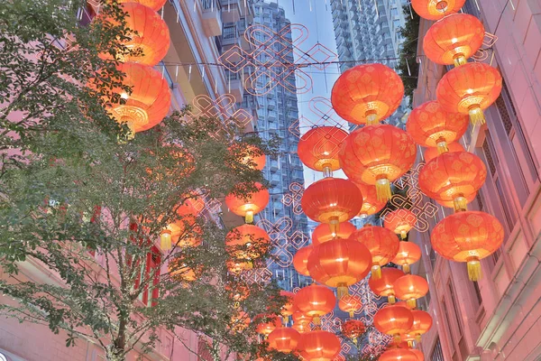 Lee Tung Avenue at night wan chai — Stock Photo, Image