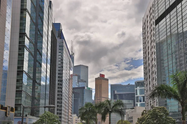 Современное офисное здание в Вань Чай, Гонконг — стоковое фото