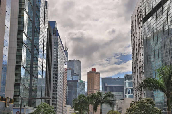 Modern bir ofis binası Wan Chai, Hk — Stok fotoğraf