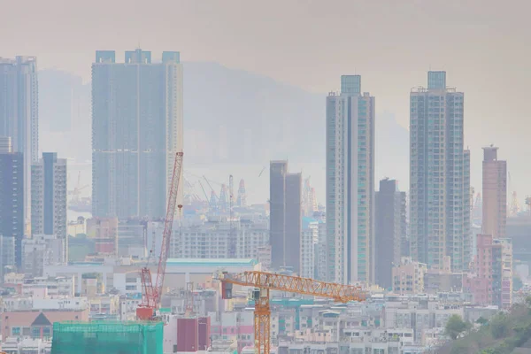 Un medio de kowloon vista desde kowloon tong —  Fotos de Stock